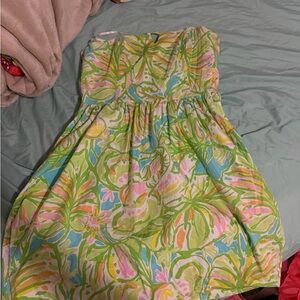 Lilly Pulitzer Tropical Print Kids Dress